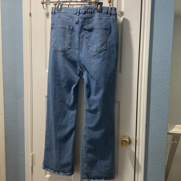 DEX High Rise  Relaxed Boot Cut Jean Size 16 - Picture 6 of 13